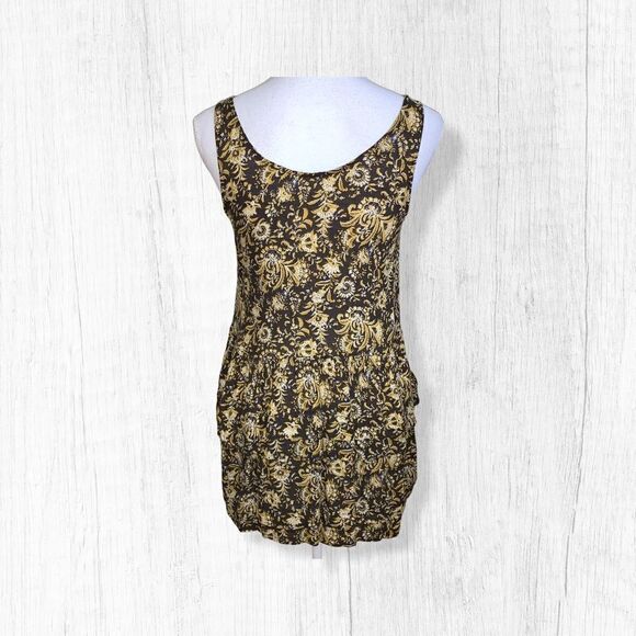 Intimately Free People Gold Paisley Tunic Top XS‎ - Picture 2 of 3